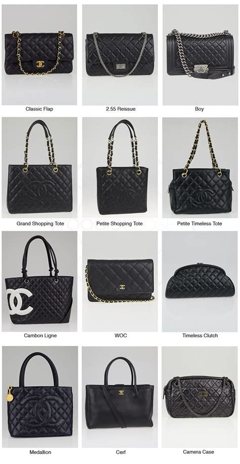 cloth chanel bag - list of chanel handbag styles.